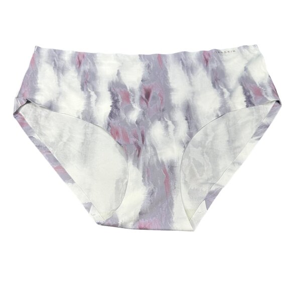 Danskin Women's Size 2X Panty Brief Hi Waist Tie Dye Pastel Multicolor NWOT - Picture 1 of 6